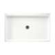 34.188-in D x 54.375-in W x 5.5-in H Solid Surface Shower Base in Tahiti White