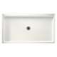 60.375-in D x 34.188-in W x 5.5-in H Solid Surface Shower Base in Tahiti Ivory