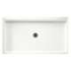 60.375-in D x 34.188-in W x 5.5-in H Solid Surface Shower Base in Tahiti White