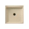 36.375-in D x 36.188-in W x 5.5-in H Solid Surface Shower Base in Bermuda Sand
