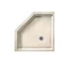 38.125-in D x 38.125-in W x 5.5-in H Solid Surface Shower Base in Tahiti Sand