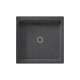 42.375-in D x 42.188-in W x 5.5-in H Solid Surface Shower Base in Night Sky