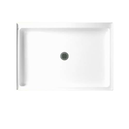 34-in D x 48-in W x 5.5-in H Veritek Shower Base in White