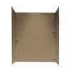 30-in D x 60-in W x 72-in H Solid Surface Bathtub Wall Kit in Barley