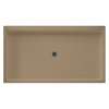 60.375-in D x 34.188-in W x 5.5-in H Solid Surface Shower Base in Barley