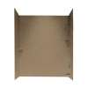 SS-60-3-091 30-in D x 60-in W x 60-in H Solid Surface Bathtub Wall Kit in Barley