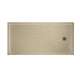 30.1875-in D x 60.375-in W x 4.1875-in H Solid Surface Shower Base with Right-Hand Drain in Prairie