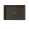 42.375-in W x 34.188-in D x 5.5-in H Solid Surface Shower Base in Canyon