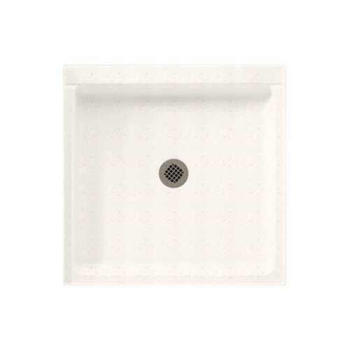 36.375-in D x 36.188-in W x 5.5-in H Solid Surface Shower Base in Baby's Breath