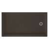 32-in D x 60-in W x 4.3125-in H Solid Surface Shower Base with Right-Hand Drain in Canyon