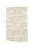SS-3696-2-125 36-in W x 96-in H Solid Surface Shower Wall Panel in Cloud White