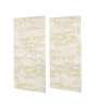 48-in W x 96-in H Solid Surface Shower Wall Panel in Cloud White