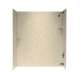 30-in D x 60-in W x 72-in H Solid Surface Bathtub Wall Kit in Cloud Bone
