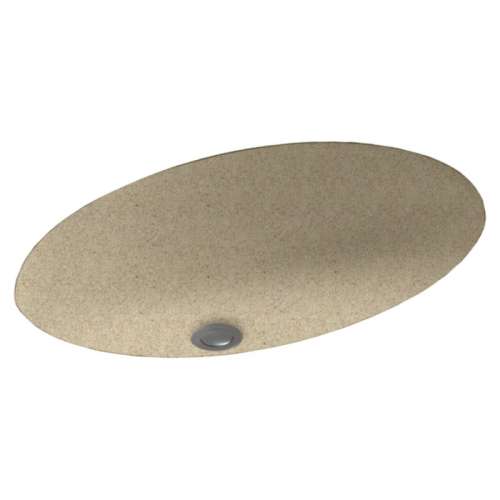 22.5-in W x 16-in D x 5.625-in H Solid Surface Undermount Bathroom Sink