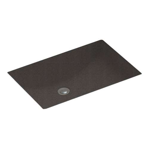 22-in W x 16-in D x 6.25-in H Solid Surface Undermount Bathroom Sink in Canyon