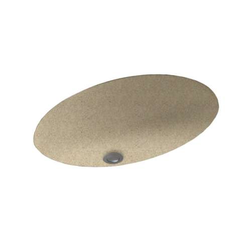 19.625-in W x 16-in D x 5.625-in H Solid Surface Undermount Bathroom Sink