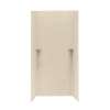 36-in D x 36-in W x 72-in H Solid Surface Shower Wall Kit in Bermuda Sand
