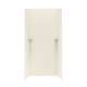 36-in D x 36-in W x 96-in H Solid Surface Shower Wall Kit in Bone