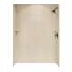 36-in D x 62-in W x 72-in H Solid Surface Bath Wall Surround in Bermuda Sand