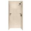 36-in D x 36-in W x 72-in H Solid Surface Bath Wall Surround in Bermuda Sand