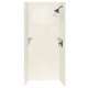 36-in D x 36-in W x 96-in H Solid Surface Bath Wall Surround in Bisque