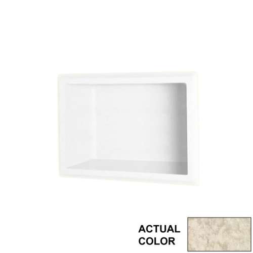 4.125-in D x 7.5-in W x 10.75-in H Solid Surface Soap Dish in Mountain Haze