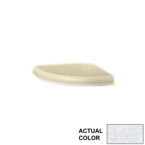 4.75-in D x 4.75-in W x 1-in H Solid Surface Soap Dish in Ice