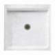 32.375-in D x 32.375-in W x 5.5-in H Solid Surface Shower Base in Ice