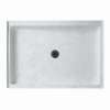48.375-in W x 32.188-in D x 5.5-in H Solid Surface Shower Base in Tundra