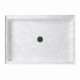 42.375-in W x 34.188-in D x 5.5-in H Solid Surface Shower Base in Ice