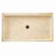 60.375-in D x 34.188-in W x 5.5-in H Solid Surface Shower Base in Golden Steppe