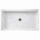 60.375-in D x 34.188-in W x 5.5-in H Solid Surface Shower Base in Ice