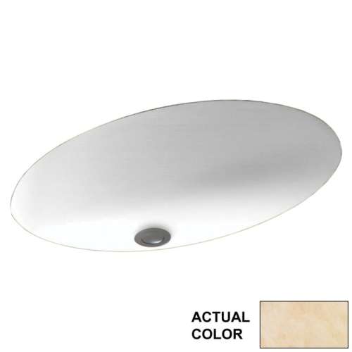 22.5-in W x 16-in D x 5.625-in H Solid Surface Undermount Bathroom Sink in Golden Steppe