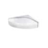 16.313-in D x 16.313-in W x 4-in H Solid Surface Shower Seat in Ice