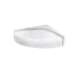 16.313-in D x 16.313-in W x 4-in H Solid Surface Shower Seat in Ice