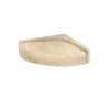 16.313-in D x 16.313-in W x 4-in H Solid Surface Shower Seat in Golden Steppe