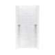 36-in D x 36-in W x 72-in H Solid Surface Shower Wall Kit in Ice