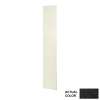11.75-in W x 96-in H Solid Surface Shower Wall Panel in Crystal Black