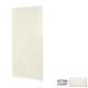 36-in W x 72-in H Solid Surface Shower Wall Panel in Crystal White