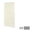 36-in W x 72-in H Solid Surface Shower Wall Panel in Gray Glass