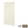48-in W x 96-in H Solid Surface Shower Wall Panel in Caramel Glass