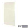 48-in W x 96-in H Solid Surface Shower Wall Panel in Gray Glass