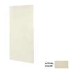 36-in W x 96-in H Solid Surface Shower Wall Panel in Crystal Cream