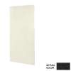 36-in W x 96-in H Solid Surface Shower Wall Panel in Crystal Black