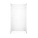 36-in D x 48-in W x 72-in H Solid Surface Shower Wall Surround in White