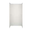 36-in D x 48-in W x 72-in H Solid Surface Shower Wall Surround in Bisque