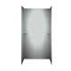 36-in D x 48-in W x 72-in H Solid Surface Shower Wall Surround in Tahiti Gray