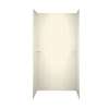 36-in D x 48-in W x 72-in H Solid Surface Shower Wall Surround in Pebble