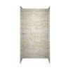 36-in D x 48-in W x 72-in H Solid Surface Shower Wall Surround in Cloud White