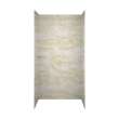 36-in D x 48-in W x 72-in H Solid Surface Shower Wall Surround in Cloud White